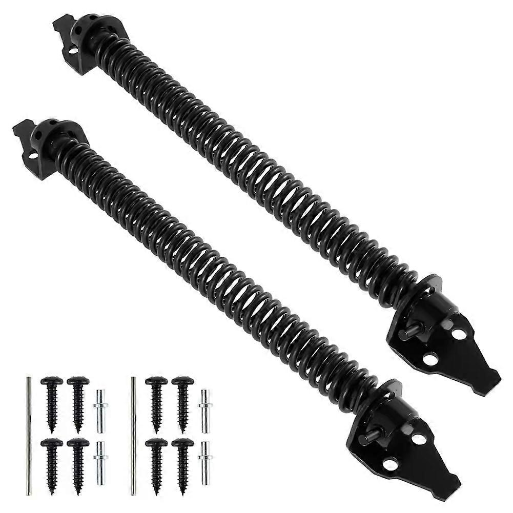 Ressorts De Portail Robustes De 35,5 Cm (14 Pouces), Ressorts De Porte À Fermeture Automatique Pour Usage Extérieur, Fermeture Automatique Réglable Du Portail