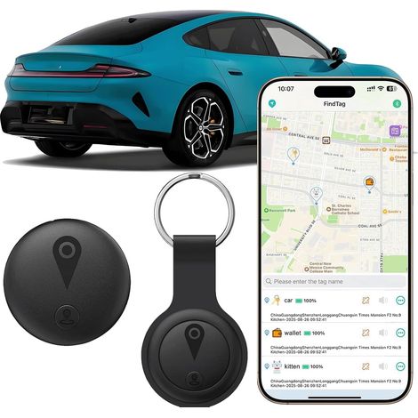 Mini-fahrzeug-gps-tracker, Echtzeit-autoortungsgerät, (nur Ios) Batteriemodell