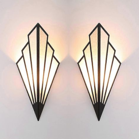 Moderne, Schlichte Und Kreative Wandleuchte Für Schlafzimmer, Flur Oder Wohnzimmer. E12-fassung Im Art-deco-stil.