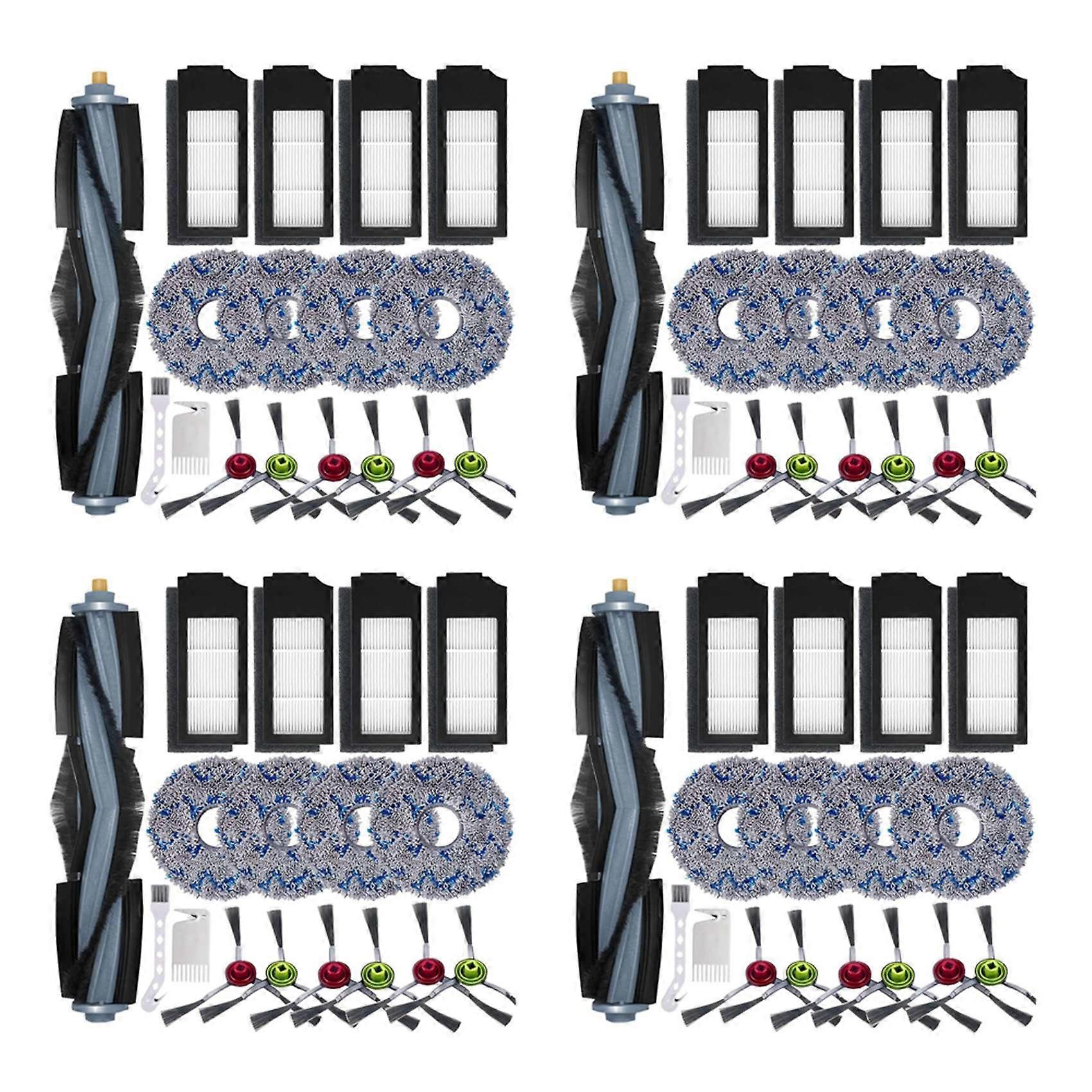 Ensemble De 4 Accessoires Pour Ecovacs Deebot X1 Omni, Pièces De Rechange Pour Aspirateur Ecovacs Deebot X1 Turbo