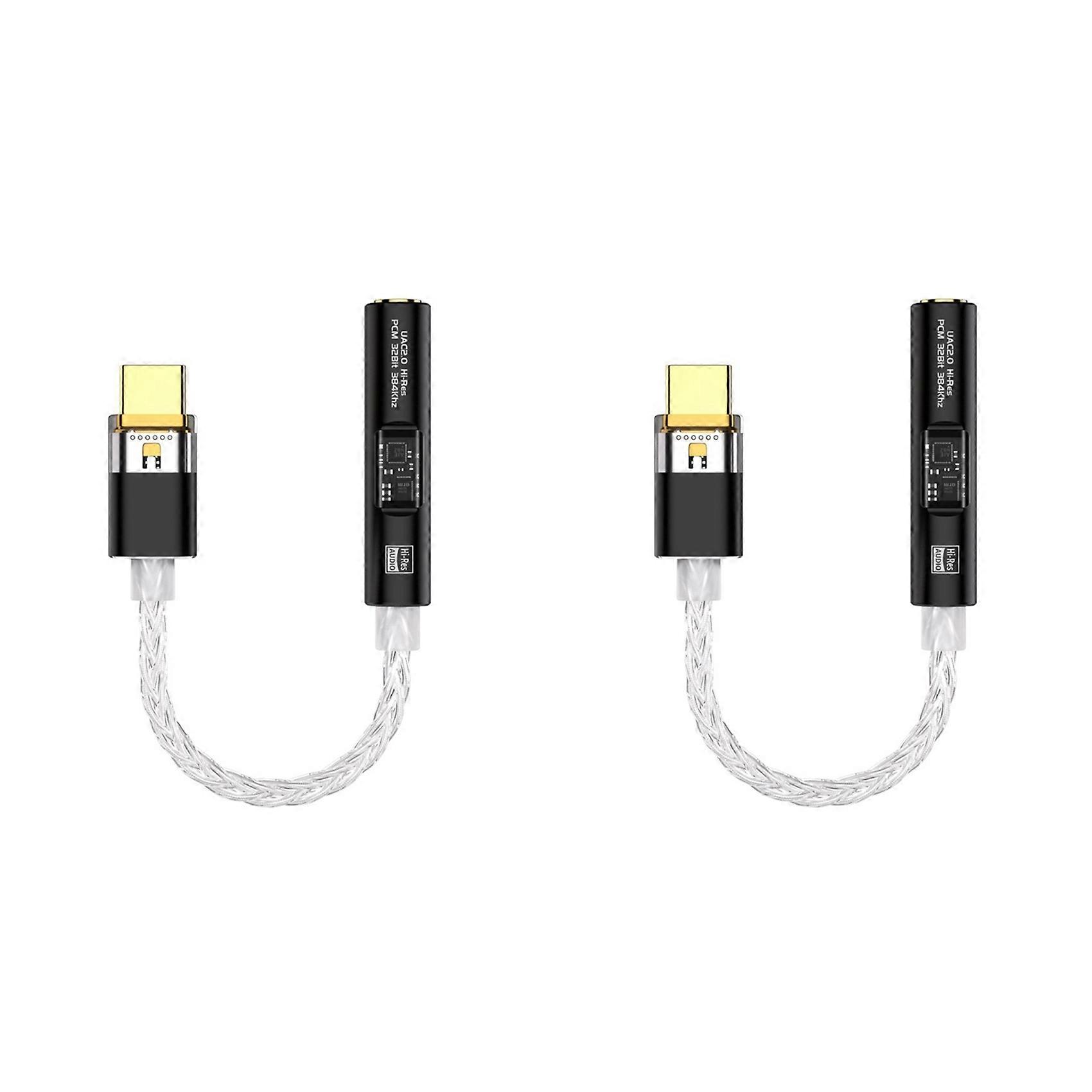 Adaptateurs Ba23 Usb Type C Vers Jack 3,5 Mm, Amplificateur De Casque, Dac, Convertisseur Audio Usb C Aux, Décodeur Cx31993 Pcm 32 Bits 384 Khz A