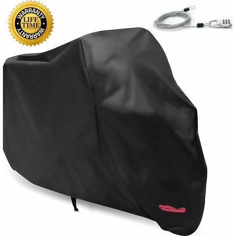 Oidipie – Xl-motorradabdeckung (245 X 105 X 125 Cm) – 100 % Polyester Mit Tpu-beschichtung – Wasserdicht, Uv- Und Frostbeständig – Für Harley-davidson, Honda, Suzuki