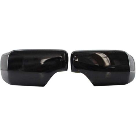 Paar Seitenspiegelschalen Für Bmw 3er 5er E46 E39 1998 2005, Glänzend Schwarz