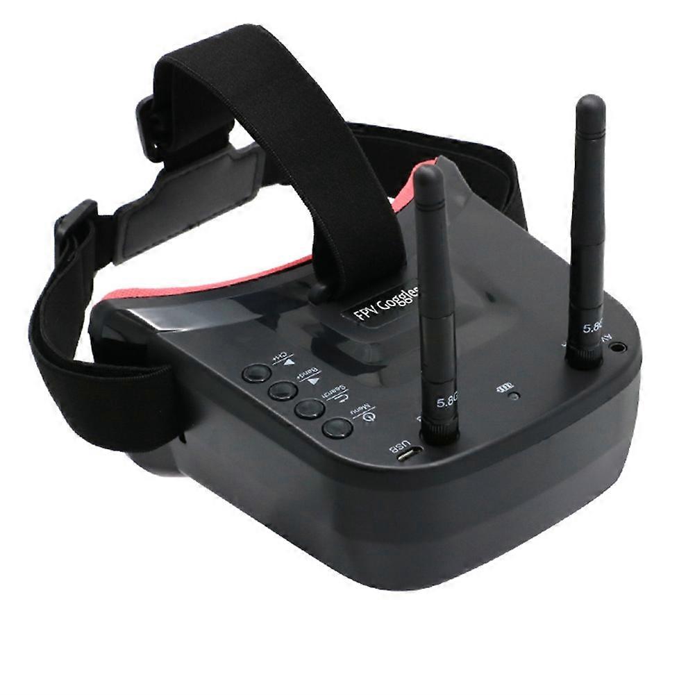 Paire De Lunettes De Protection Oculaire Vr009 5,8 G Pour Avion Miniature À Voilure Fixe, Avec Écran 40 Canaux, 3 Pouces, 480 X 320 Pixels Et Masque Fpv.