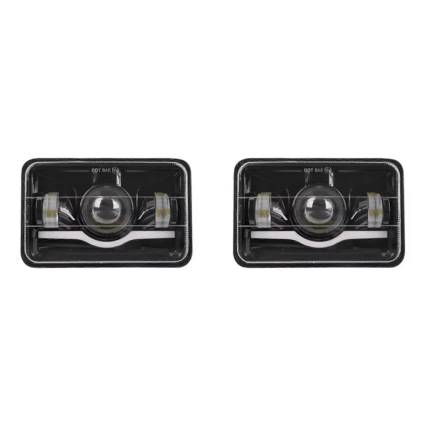 2x Projecteurs De Projecteur 4x6 Pouces, Projecteurs Led H4656 H4651, Projecteurs Led Pour Suzuki Drz400s Drz400sm Drz250 Drz400