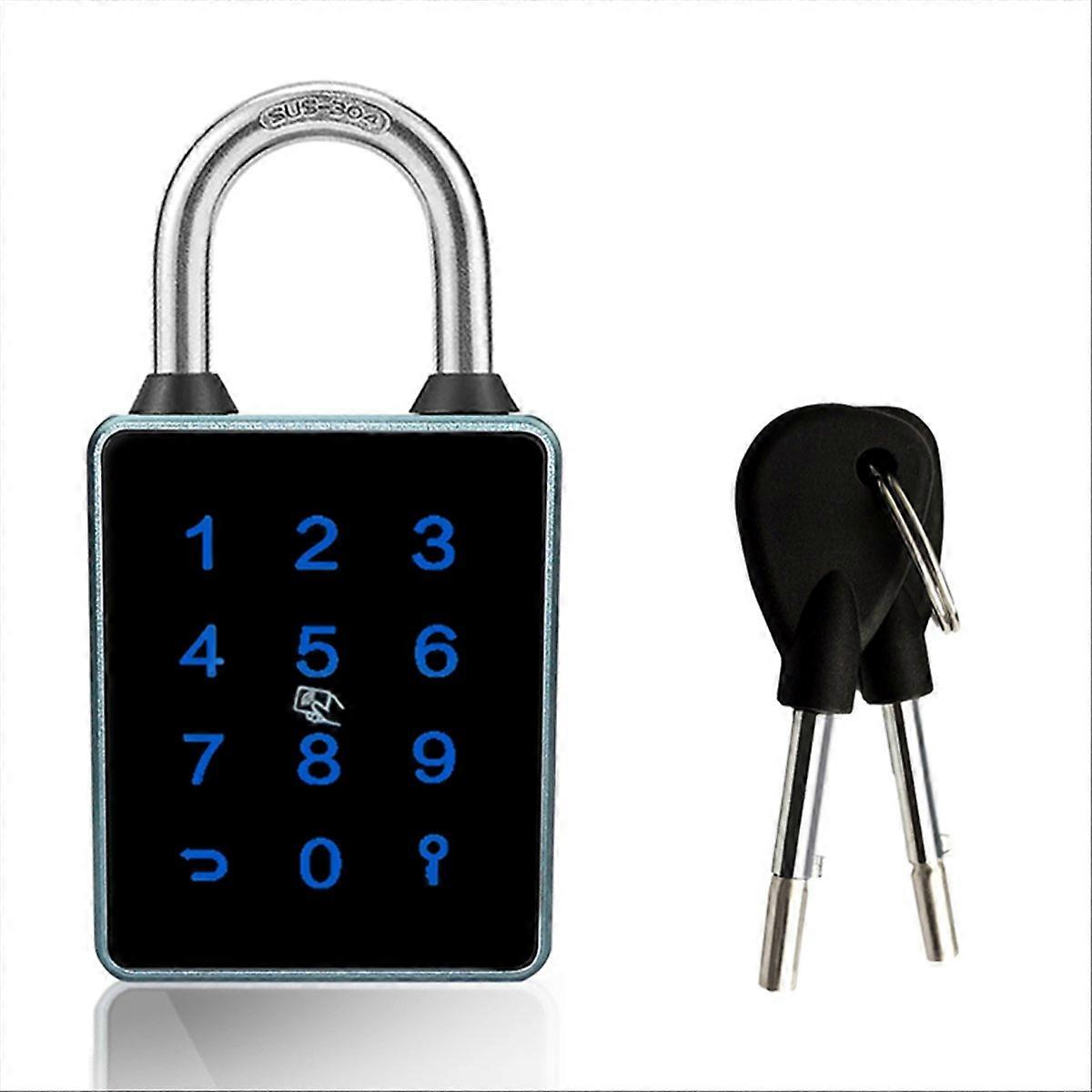 Cadenas Bluetooth Ttlock À Mot De Passe Avec Écran Tactile Rfid Et Carte À Puce Pour Sécurité Domestique, Étanche, Pour Armoire
