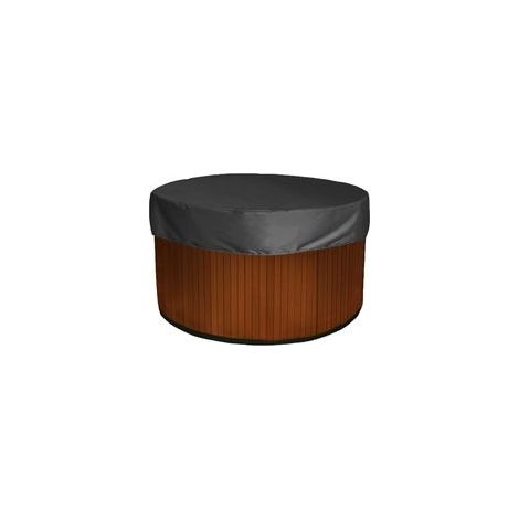 Runde Schutzhülle Für Whirlpool, 420d Wasserdicht Für Außenpool, Schwarz (190 X 30 Cm)