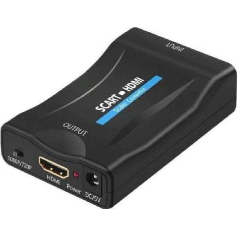 Scart-zu-hdmi-konverter, Scart-zu-hdmi-adapter, Audio-video-konverter, Unterstützt 720/1080p Hdmi-ausgang Für Tv, Set-top-box, Vcr, Vhs, Xbox, Ps1, Ps2, Ps3, Wi