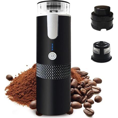 Snq – 170 Ml Tragbare Espressomaschine – Elektrisch Für Pads Und Gemahlenen Kaffee – Usb-schnellladung – Ideal Für Reisen Und Camping