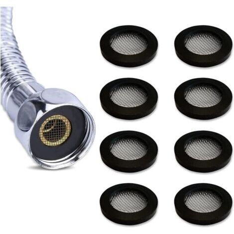 Satz Mit 8 Gummischeiben, Dichtung Mit Sieb, Ø 24,5 X 16 Mm Für Gewindeanschluss 3/4" Einlassrohr