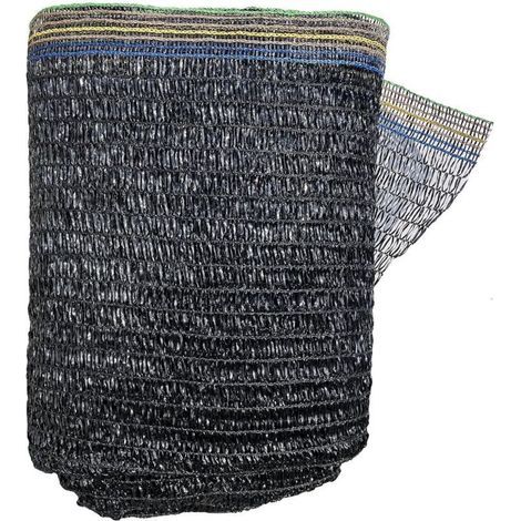 Schattiernetz, 55 % Uv-beständiges Netz Für Garten, Gewächshaus, Blumen, Pflanzen, Schwarz (2 X 3 M)
