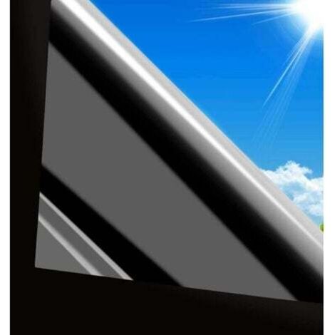 Schwarze, Blendfreie Fensterfolie 44,5 X 200 Cm – Verdunkelung, Sonneneinstrahlung, Uv-strahlung Und Hitze, Einwegspiegeleffekt