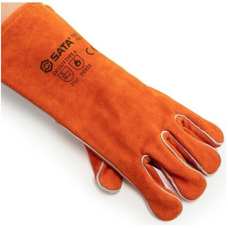 Schweißhandschuhe, Aramid-leder-schutzhandschuhe, Abrieb-, Reiß-, Verschleiß- Und Hochtemperaturbeständig, Für Heimwerker/schweißen, Arbeitshandschuhe, 3 Stück Pai