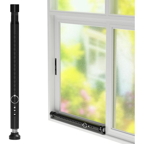 Sicherheitsstange 120 Cm, Verstellbare Einbruchsichere Fenster-/türverriegelungsvorrichtung, Sicherheitsstange Für Fenster, Durchmesser 25 Mm, Fensterverriegelungsstange Für Zuhause