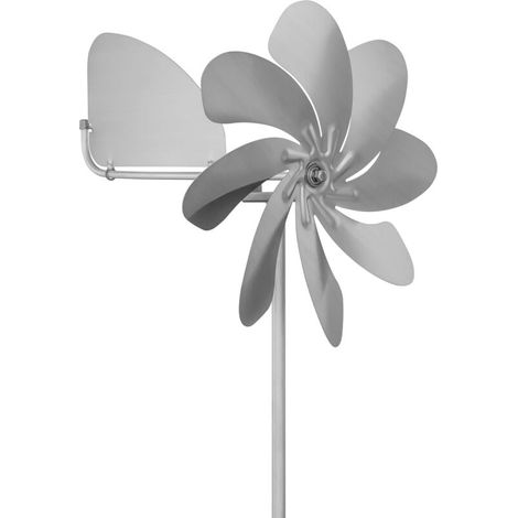Speedy28 Plus A1005 Edelstahl-windmühle (rotordurchmesser 28 Cm), Kugelspiel Mit Wetterfahne (360° Drehung), Hergestellt In Deutschland