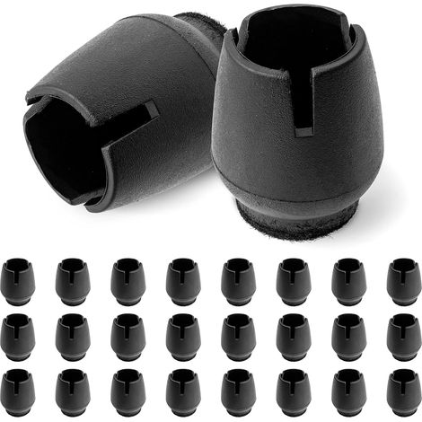 Stuhlbeinschutz, Stuhlpolster, 32 Stück, Rutschfest, Tischgummi, Stuhlbeine, Kratzfest, Fußpolster, Schutz Mit Filz, Gummischutz, Stuhlkappen (12–16 Mm)