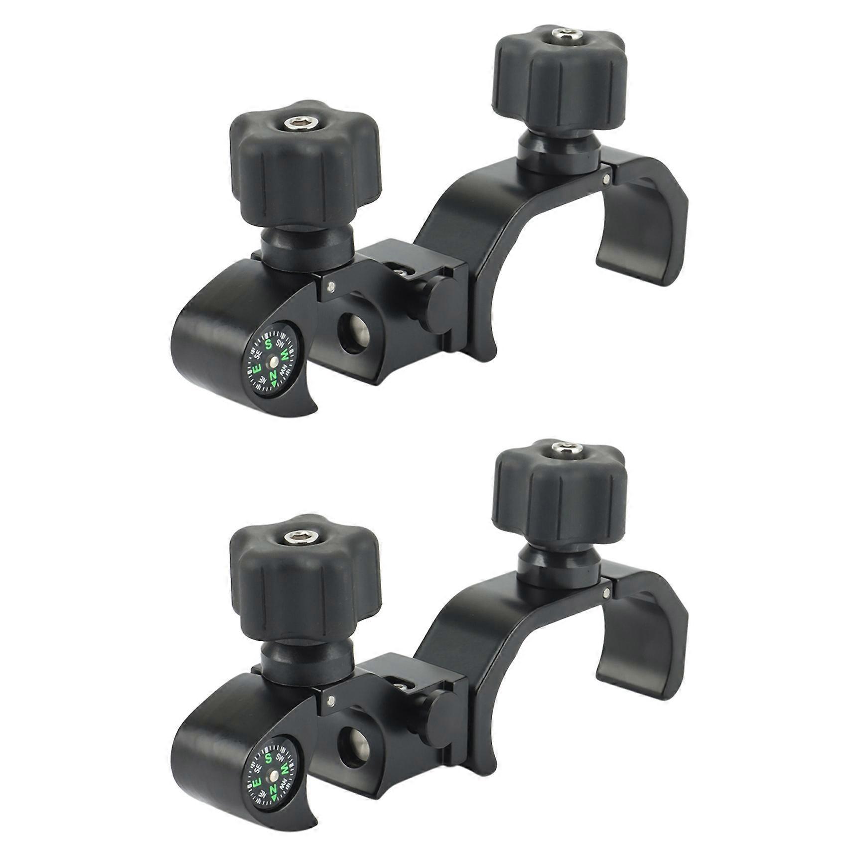 Pinces De Fixation Rapide Pour Perche Avec Boussole Et Support Pour Collecteur De Données, Gps, Total Station Tsc3