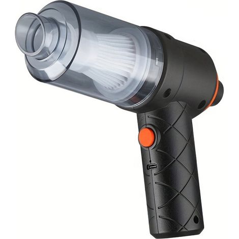 Tonchean Hand-auto-staubsauger, 120 W, Leistungsstarker Kleinwagen-staubsauger, Mini-auto-staubsauger Mit Usb, Tragbarer Staubsauger, Kabelloser Hand-auto-staubsauger, Handstaubsauger
