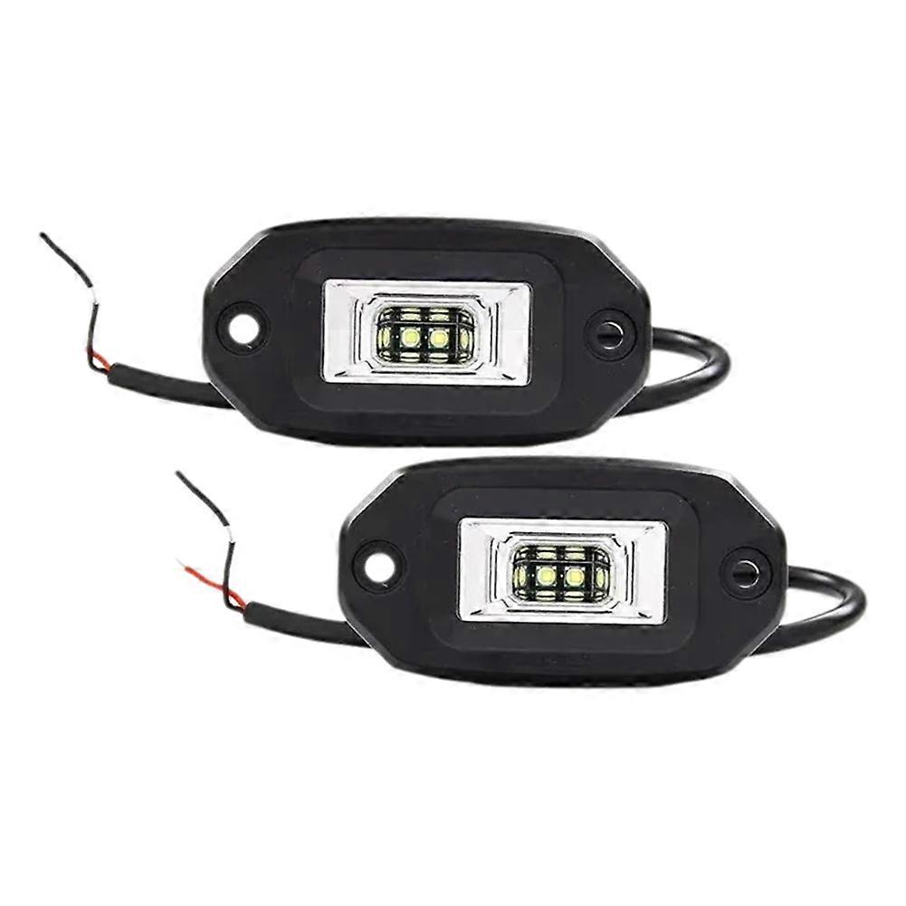 2 Projecteurs De Travail Led 4 X 4 Pouces 20 W Pour Véhicules Tout-terrain 4x4, Jeeps, Suv, Utv, Bateaux Et Motos