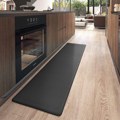 Tonchean – Rutschfeste Küchenmatte, 43 X 150 Cm – Schaumstoff Mit Langsamer Rückfederung, Pvc – Öl- Und Wasserabweisend – Optimaler Komfort Für Die Küche