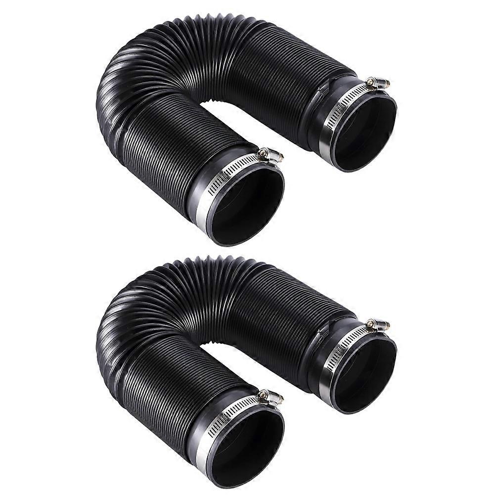 2 Pièces 76 Mm Universal-flex-ansaugschlauch For Automotoren Mit Anschluss