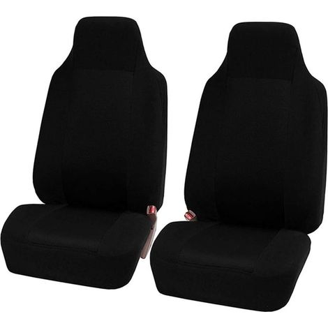 Universeller Autositzbezug – Komplette Autositzbezug-sets – Sitzbezüge/-schoner Für Vorder- Und Rücksitze, Alles In Schwarz, 2 Vordersitze