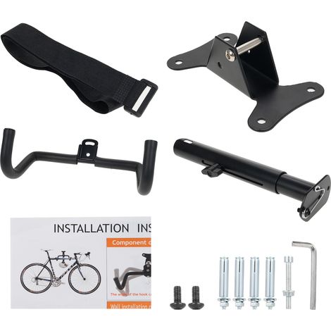 Verstellbarer Fahrradträger Zur Wandmontage – Zusammenklappbarer Fahrradträger Aus Aluminium (belastbarkeit 25 Kg) – Für Garage/zuhause