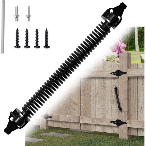 Verstellbarer, Federbelasteter Automatischer Torschließer, 36 Cm, Mit 2 Schrauben, Für Gartentore, Holztore Und Landwirtschaftliche Zäune.