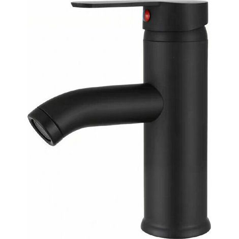 Waschtischmischer, Badezimmer-wasserhahn, Wasserfall-wasserhahn, Schwarzer Mischer, Retro-einhebel-waschtischmischer, Waschtischarmatur (kurz)