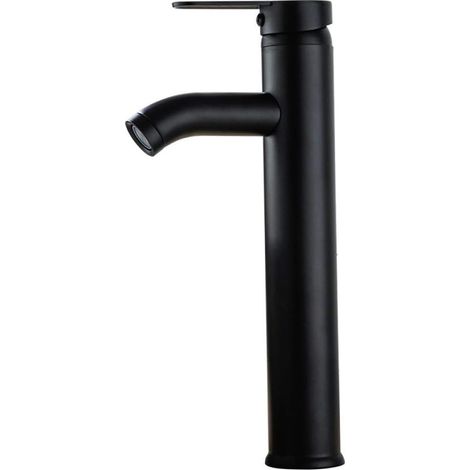 Waschbecken-wasserhahn, Waschbecken-wasserhahn, Warm- Und Kaltwasser-wasserhahn, Schwarz Verzinkter Edelstahl, Badezimmer-waschbecken Über Der Theke, Waschbecken-mischbatterie