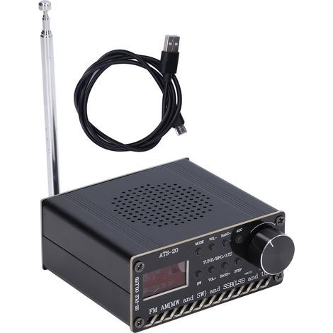Wiederaufladbarer Tragbarer Dsp Fm Am Ssb Si4732 Vollband-radioempfänger Mit Antenne