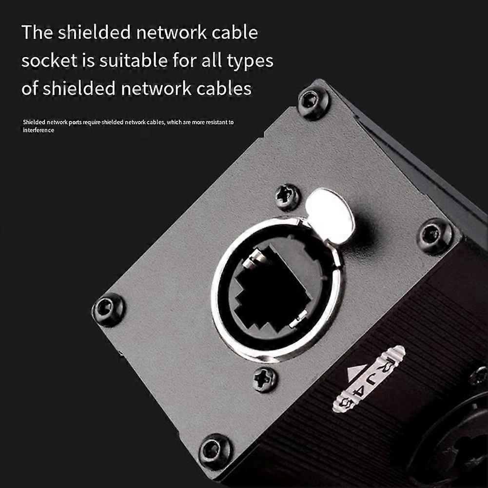 Paire De Câbles D'Extension Réseau Xlr Vers Rj45 4 Canaux Compatibles Cat5e Et Cat6 Pour Microphone, Éclairage De Scène Dmx512, Connecteur Femelle 6,35 Mm