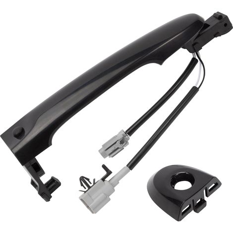 [french Days] Außentürgriff Vorne Links Auf Der Fahrerseite, Kompatibel Mit Nissan Juke F15 2010–2022, Schwarz, 80644-1fa5a, 80644-3wc2a, 80640-3wc2a