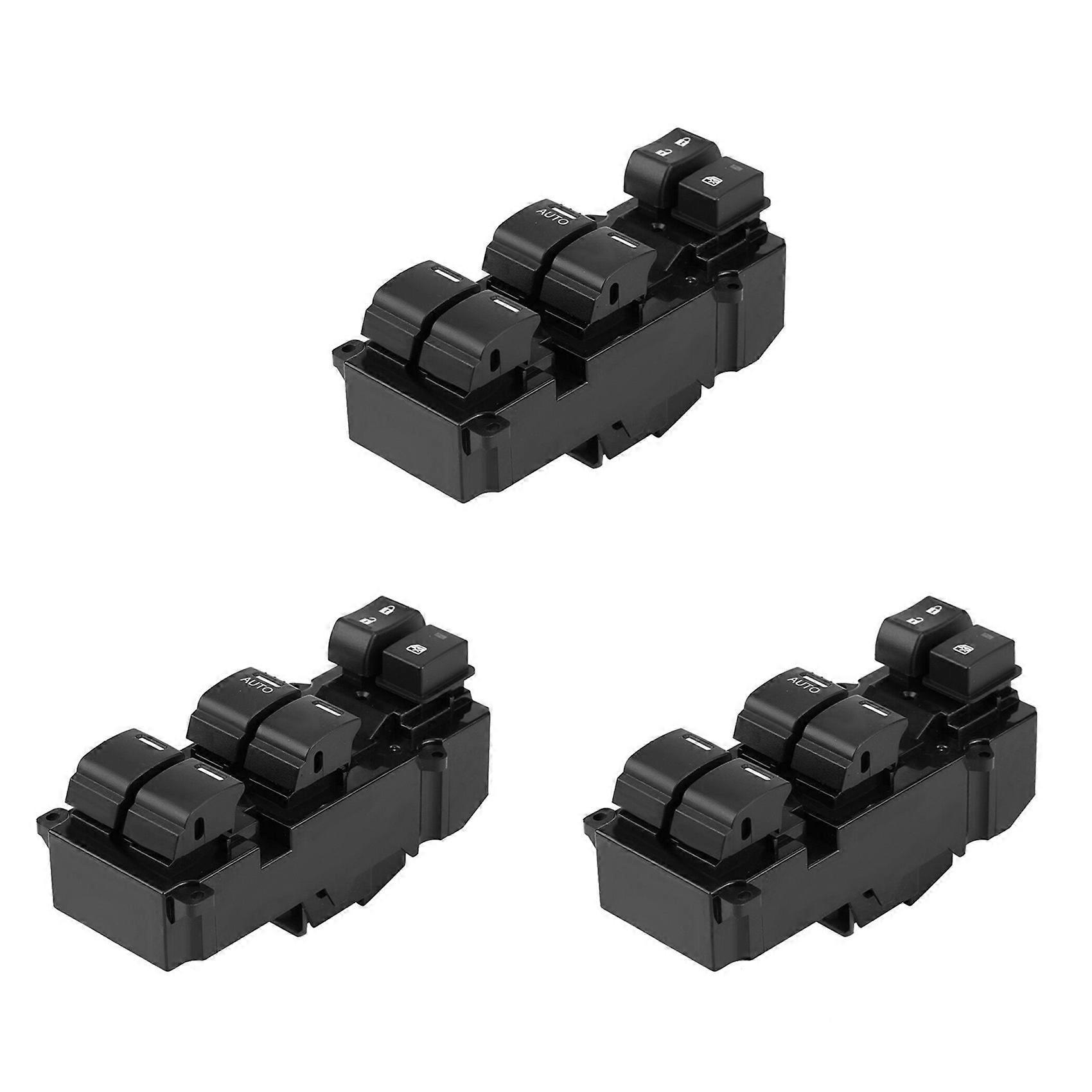3x 35750-tr0-a21 Interrupteur Principal De Lève-vitre Électrique Avant Gauche Pour Honda Crv 2012-2015 Et Civic 2012-2017 35750-t0a-h01