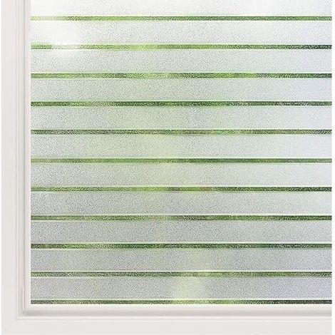 2 Stück Fensteraufkleber, Streifen-fensterfolie, Anti-uv-fensterschutzfolie, 90 X 200 Cm, Für Dekoration, Badezimmer, Zuhause, Büro, Küche