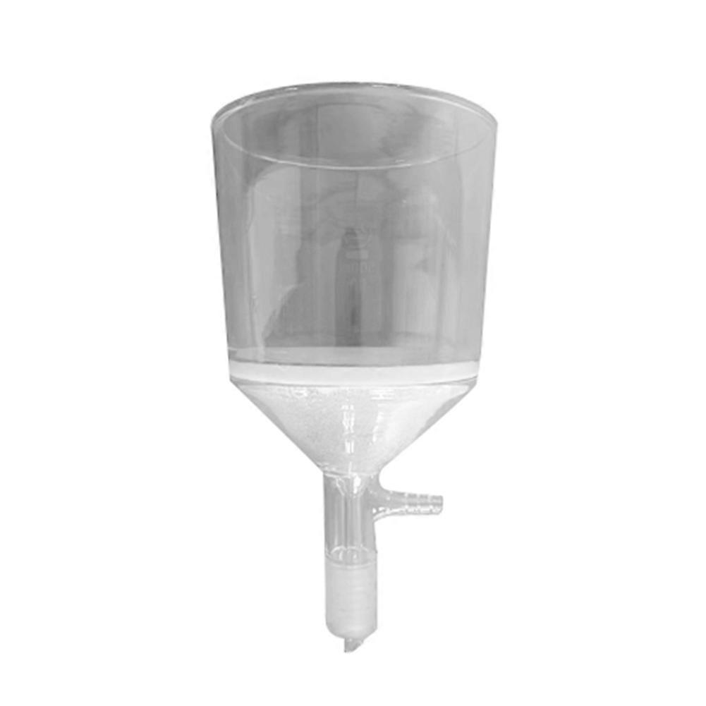 Entonnoir Filtrant Büchner En Verre Borosilicaté À Fritte Fine (g3), Raccord Conique Standard 24/40 Et Tube Dentelé Sous Vide