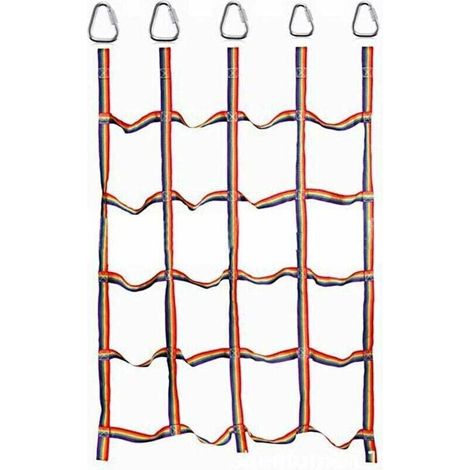 Kinder-kletternetz, Nylon-kletternetz Für Kinder, Körperliches Training, Klettergerüstnetz Für Kinder, Die Drinnen Und Draußen Spielen, (57,1'' X 72,8'')lo-ron