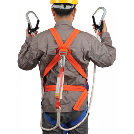 Linghhang – 5-punkt-auffanggurt – Ergonomisch Verstellbar – Psa-standard – Schutz Beim Klettern Und Arbeiten In Der Höhe