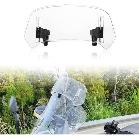 Motorrad-windschutzscheibenverlängerung, Aufsteckbarer, Verstellbarer Windschutzscheibenabweiser, Geeignet Für Die Meisten Offroad-motorräder Mit Windschutzscheibe