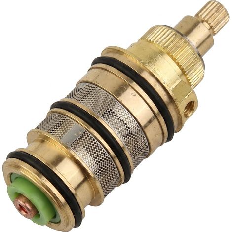 Austausch Der Duschkartusche, 20–50 ℃ Thermostatkartusche, Duschmischerstange-reparatursatz, Permanente Temperaturregelung, Messingkartusche Für Mischer