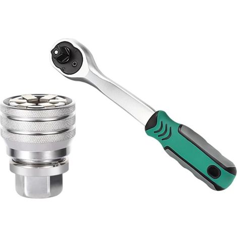 10–19 Mm Hochfester, Verstellbarer Steckschlüssel, Ratschenwerkzeug Mit 72 Zähnen, Hohe Haltbarkeit, Geeignet Für Die Reparatur Von Muttern Und Schrauben, Kompaktes Winkel-ratschenschlüssel-werkzeug