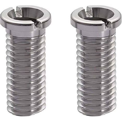2 Stück Silberne Spülkorbschrauben, Edelstahl-hohlschraube, Abflussschrauben, Für Küchenspüle, Abfluss, Küchenspüle, Küchenspüle-zubehör (40 Mm Silber)