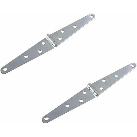 2x Doppelscharnier Scharnier 150 Mm Stahl Tür Tor Fensterladen Holz Diy
