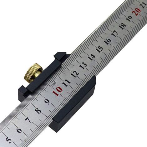 30 Cm Langes Edelstahl-lineal – Paralleler Positionierungsblock Mit 45°- Und 90°-winkeln – Präzises Tischlerwerkzeug Zum Anreißen