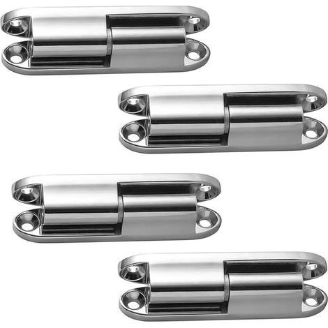 4 Stück Türscharnier, Abnehmbare Türscharniere, Geräuschloses Türscharnier, Stabiles Drehscharnier, Für Schranktüren, Zimmertüren, Möbeltüren