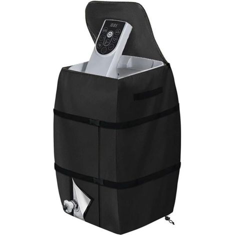 Abdeckung Für Spa-heizungspumpe, 43 X 38 X 54 Cm, Aufblasbare Abdeckung Für Warmwasserbereiter Im Freien, Wetterfest, Silbernes 420d-material, Wetterschutz, Für Spa