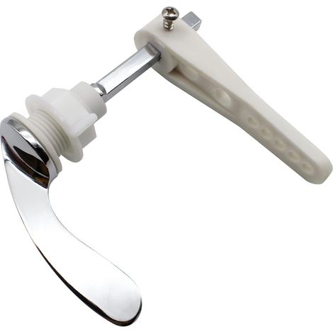 Chrom-ersatzgriff Für Wc-spülkasten, Universal-spülhebel Aus Metall, Wc-spülstangengriff-reparatursatz, Silber, 1 Packung