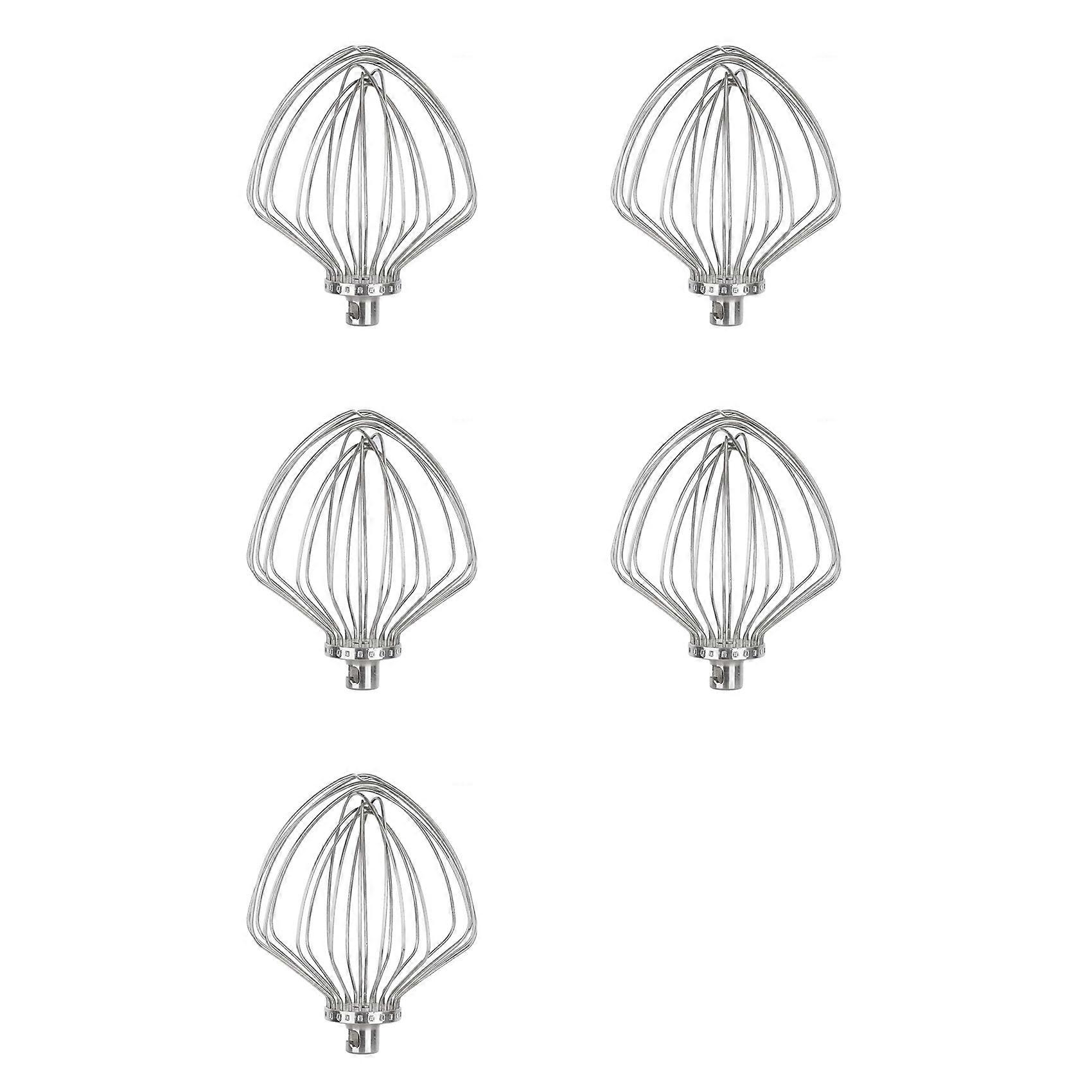 Accessoire Fouet À 11 Fils (5 Pièces) Pour Robot Pâtissier Kitchenaid, Compatible Avec Les Robots Pâtissiers Kitchenaid À Tête Inclinable De 7 Pintes.