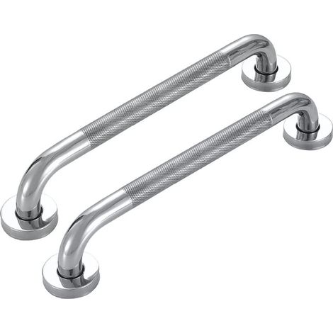Forehill 2 Stück Badezimmer-haltegriff, 50 Cm, Rutschfester Haltegriff, Edelstahl-duschgriff Für Badewanne, Wc, Treppen
