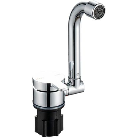 Faltbarer Wasserhahn Für Wohnmobile, 360° Drehbar, Küchenarmatur Mit Mischer, Flexibler Warm- Und Kaltwassereinlass, Drehbarer Wasserhahn Aus Kupfer Für Wohnmobil, Wohnwagen, Boot.